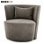 Stylish Emily Armchair: 6 Colors, Multiple Materials 3D model small image 2