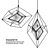 Geometric Style Designer Lamp 3D model small image 1