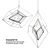Geometric Style Designer Lamp 3D model small image 3