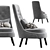 FIONA Armchair: Exquisite Design by Hamilton Conte 3D model small image 2