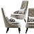 FIONA Armchair: Exquisite Design by Hamilton Conte 3D model small image 5
