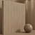 Seamless Chestnut Wood Box Set 3D model small image 5