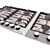 Maunfeld Gas Hob Set: Stylish and Efficient 3D model small image 4