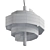 Elegant Piola LED Pendant 3D model small image 2