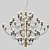 Timeless Elegance: Flos 2097-50 Chandelier 3D model small image 1