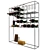 Elegant Wine Shelf: Stylish and Functional 3D model small image 2