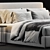 Modern Flou MyPlace Bed 3D model small image 2