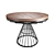 Industrial Loft Round Table 3D model small image 1