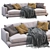 Flexform Long Island Sofa 3D model small image 3