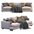 Flexform Long Island Sofa 3D model small image 6