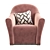 Stylish NINA Armchair: Timeless Elegance. 3D model small image 2