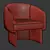 Elegant Franco Chair: Modern Design 3D model small image 5