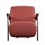 Modern LX965 Armchair: Comfort and Style 3D model small image 2