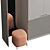 Modern Hallway 06: Stylish Design 3D model small image 2