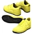 Yellow Nike AF1 Sneakers 3D model small image 2