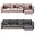 IKEA FINNALA 4-Seat Sectional Chaise 3D model small image 4