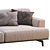 Sleek Poliform Tribeca Sofa 3D model small image 4