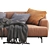 Modern Italian Design Leather Sofa 3D model small image 4