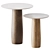 Elegant Bedford Side Tables 3D model small image 1