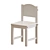 Sleek SUNDVIK Table & Chairs Set 3D model small image 2