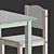 Sleek SUNDVIK Table & Chairs Set 3D model small image 6
