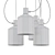 Sleek Silo Pendant Light 3D model small image 2