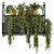 Metal Box Hanging Plants - Set 152 3D model small image 3