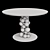 Kronco Molekula: Stylish Ceramic Dining Table 3D model small image 2