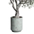 Handmade Metal Old Pot Outdoor Plant 3D model small image 2