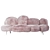 Spazio Edra Cipria Sofa 3D model small image 3