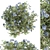 Blue Blossom Set - Set of 31 Bushes 3D model small image 1