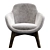 GHIRLA Modern Armchair: Stylish, Versatile, Luxury 3D model small image 2