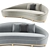 Elegant Curve Sofa Set 3D model small image 7