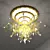 Sleek Tech Chandelier 3D model small image 3