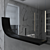 Apika OM Mirror with Shelf 3D model small image 6