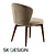 Fargo Oak Chair - Elegant, Comfortable & Stylish 3D model small image 3