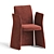 Elegant Madam Dining Armchair 3D model small image 2