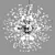 Enchanting Crystal Ball Chandelier 3D model small image 2