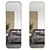 Sleek Framed Mirror 3D model small image 1