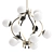 Sleek Stilnovo Chandelier 3D model small image 1