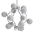 Sleek Stilnovo Chandelier 3D model small image 2