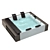 BluBleu Hi-design Thais-Art Whirlpool Bathtub 3D model small image 2