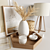 Elegant Home Decor Set 3D model small image 3