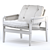 Elegant Renata Armchair: Stylish and High-Quality 3D model small image 4