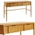 Quincy Midcentury Sideboard 3D model small image 1
