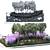 Square Garden Outdoor Plant: Beautiful, Realistic, and Easy to Use 3D model small image 4