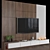 Title: Modular TV Wall for Stunning Renders 3D model small image 3