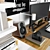 Title: IKEA Workplace Set with Decor & Tech 3D model small image 5