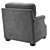 Modern Upholstered Chair 3D model small image 5