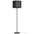 Modern Floor Lamp White/Nickel - Ringsta/Skaftet 3D model small image 3